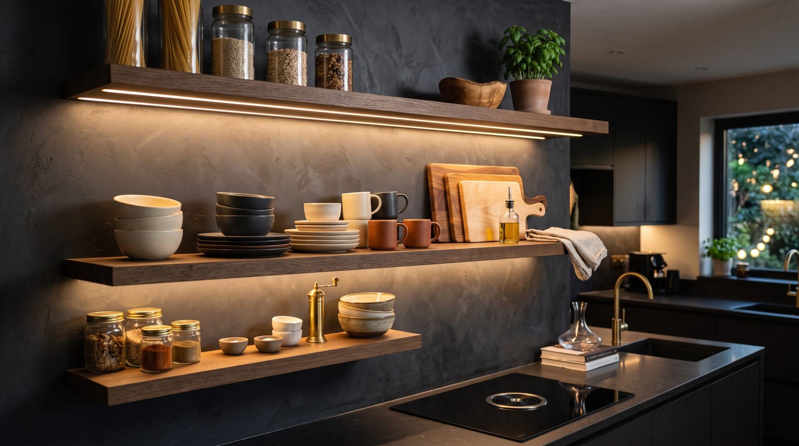 25 Kitchen Shelf Decor Ideas