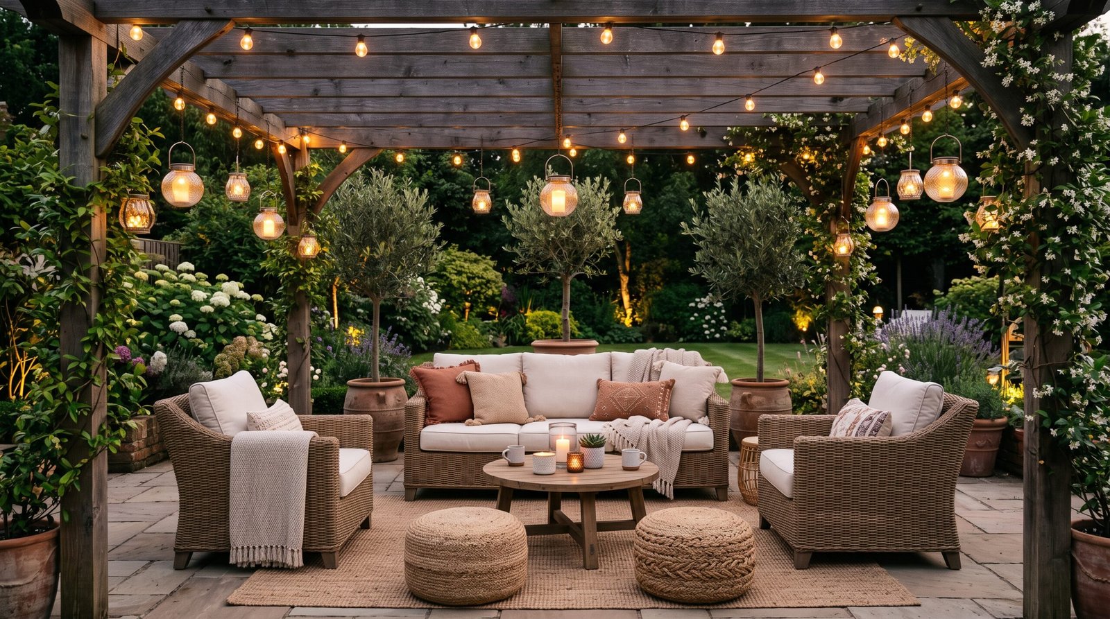 Beautiful Pergola Lighting Ideas