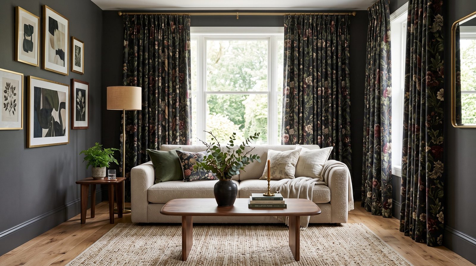 Floral Curtain Ideas